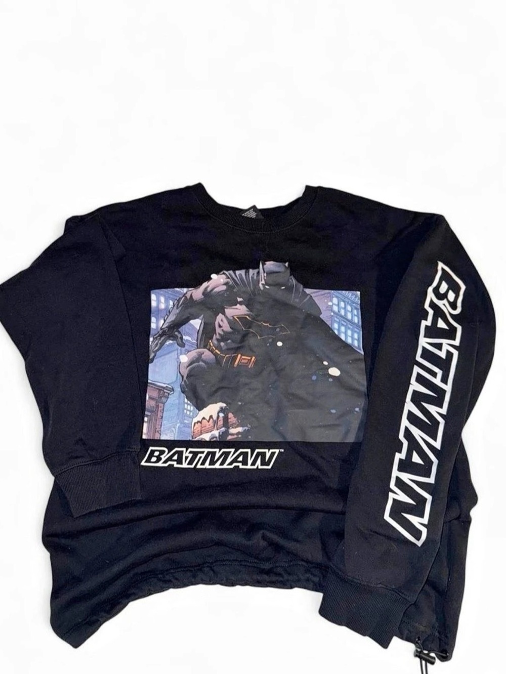 BoxLunch DC Comics Batman Night Watch Toggle Crewneck Black